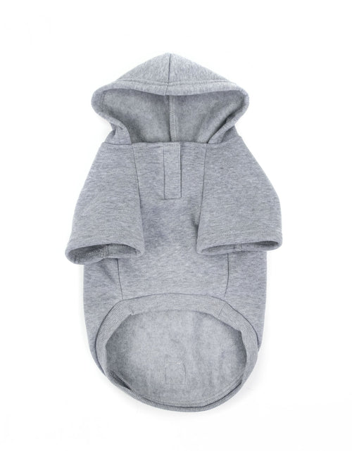 Load image into Gallery viewer, Brave Bark Hooded Dog Fleece - Heather Grey
