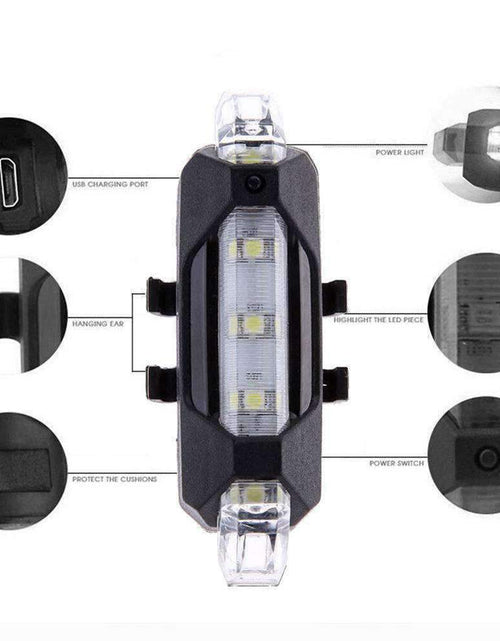 Load image into Gallery viewer, Waterproof 5 LED Lamp Bike Bicycle Rear Tail Light Back Lamp / Rear
