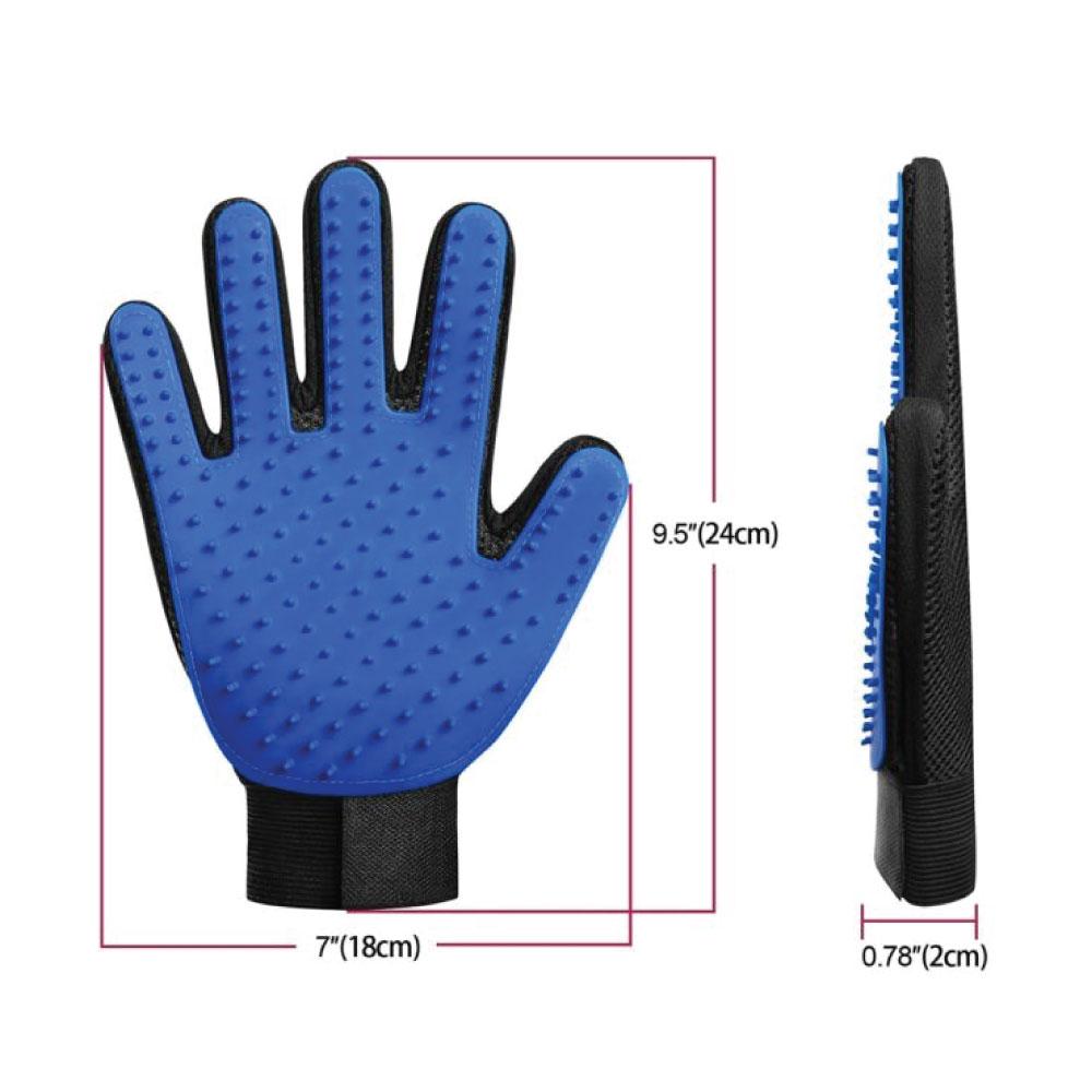 2in1 Pet Deshedding and Massage Glove - Dog or Cat Hair Grooming Right