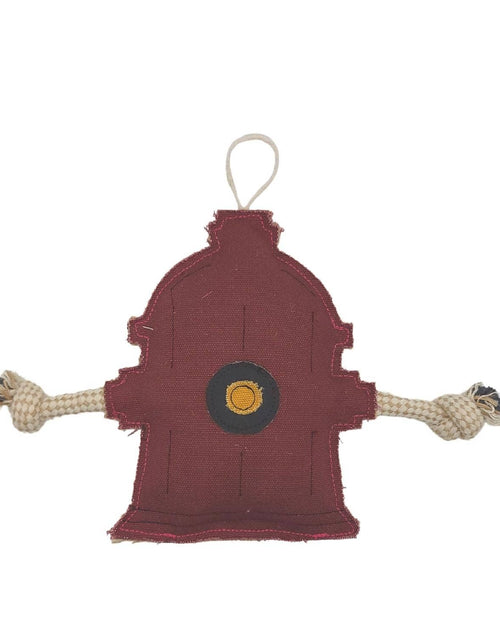 Load image into Gallery viewer, Eco-Friendly Hydrant Canvas and Jute Dog Toy
