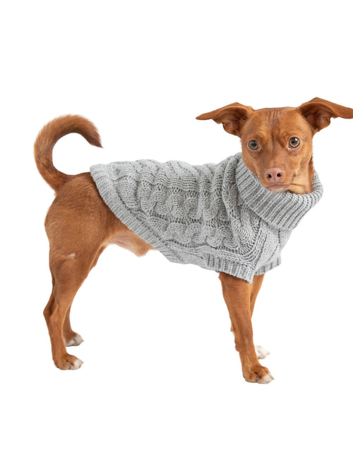 Load image into Gallery viewer, Chalet Dog Sweater - Grey
