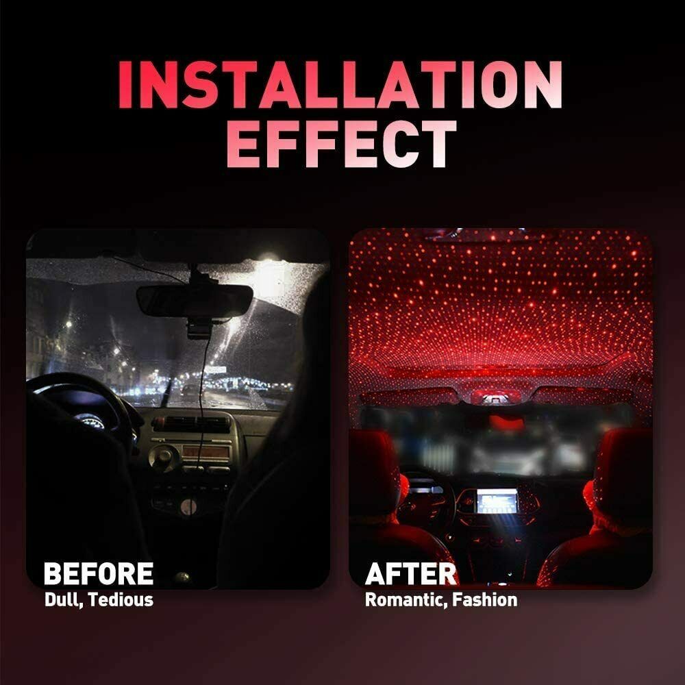 USB Car Interior LED Light