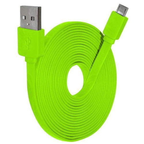 Load image into Gallery viewer, 9 Feet Flat Line Micro USB Sync &amp; Charge Cable
