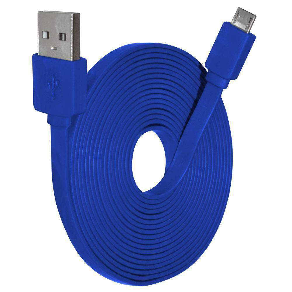 9 Feet Flat Line Micro USB Sync & Charge Cable