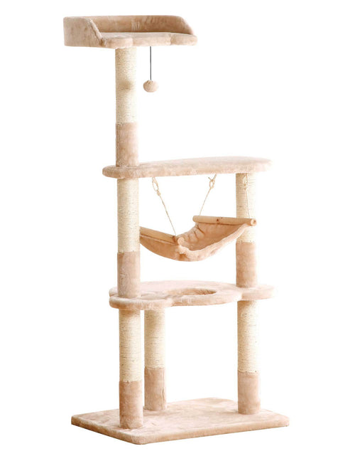 Load image into Gallery viewer, 132cm Cat Scratching Post Climbing Tree Hammock Pet Kitten Sisal Tall
