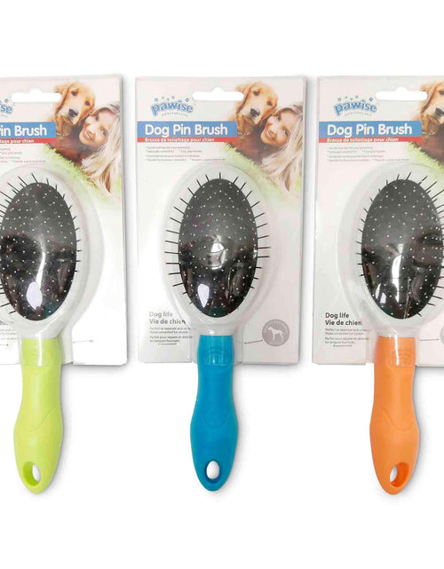 Load image into Gallery viewer, Dog Pin Brush Soft Ball Oval Untangling Anti Slip Handle Pet Cat
