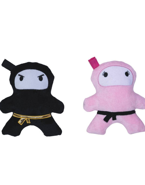 Load image into Gallery viewer, Ninja Love Crinkle and Squeaky Plush Dog Toy Combo
