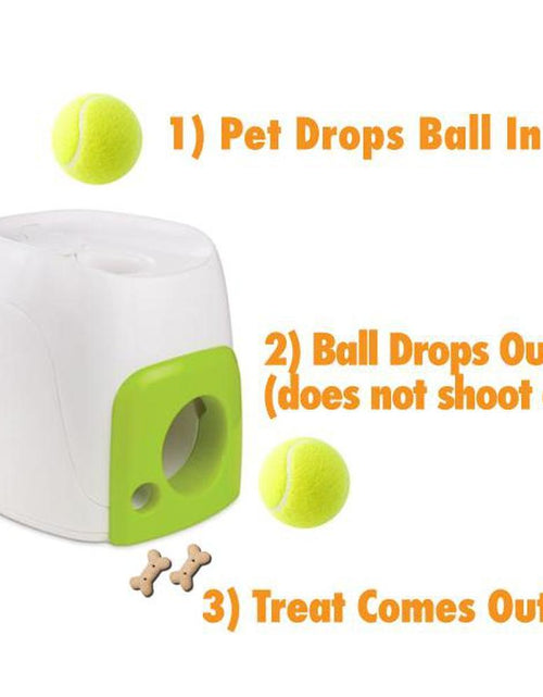 Load image into Gallery viewer, Fetch N Treat Dog Toy - Interactive Ball Roll and Reward Pet Play -
