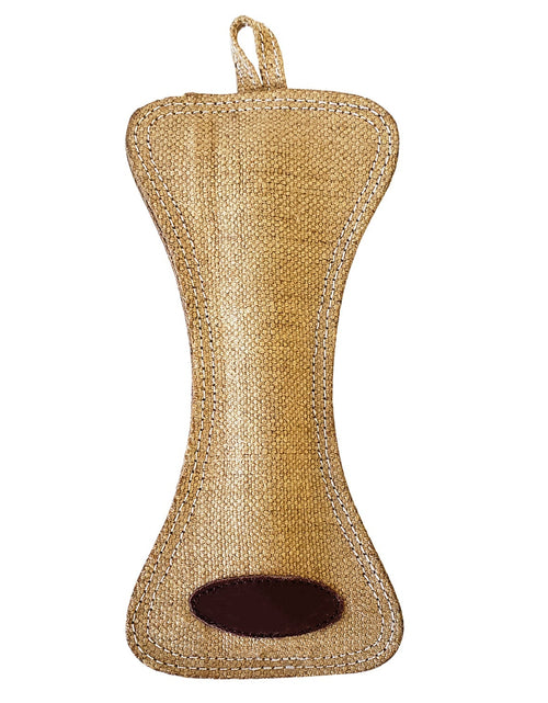 Load image into Gallery viewer, Eco-Friendly Rustic Dinner Jute Bone Dog Chew Toy
