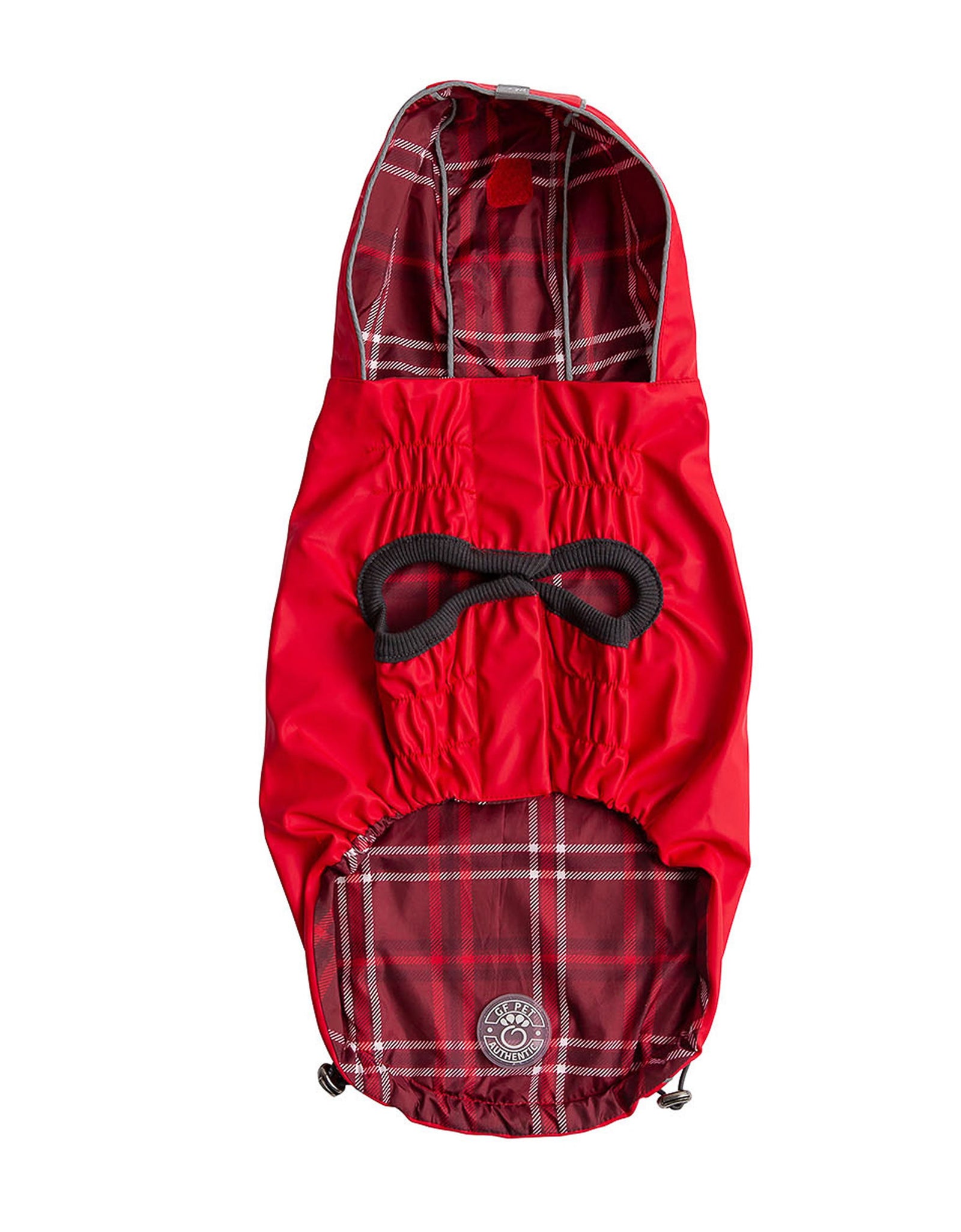 Reversible Elasto-Fit Raincoat - Red