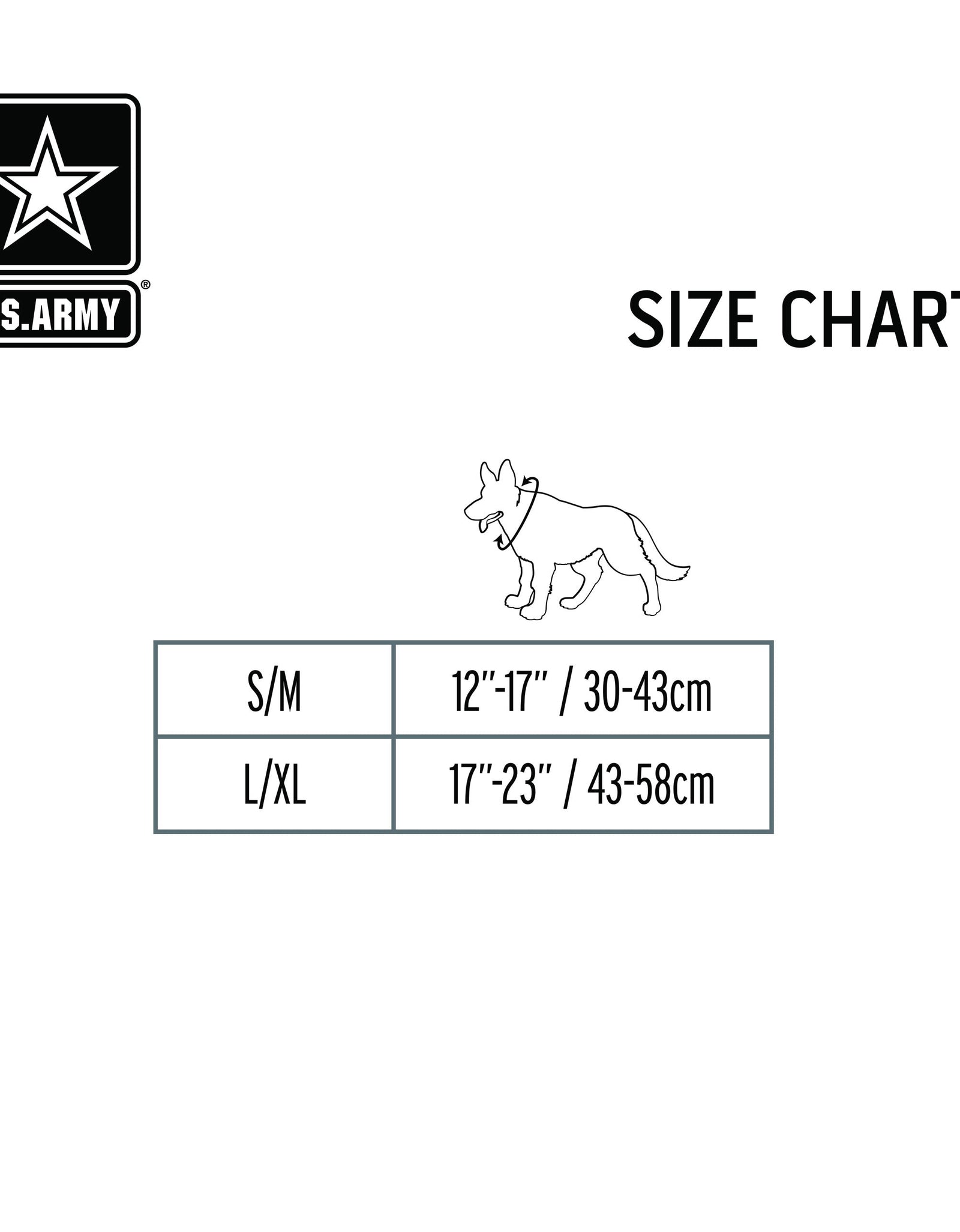 US Army Dog Cooling Bandana - Grey