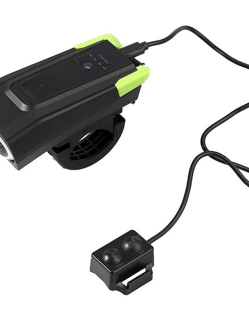 Load image into Gallery viewer, USB Rechargeable LED Bicycle Headlight With Horn

