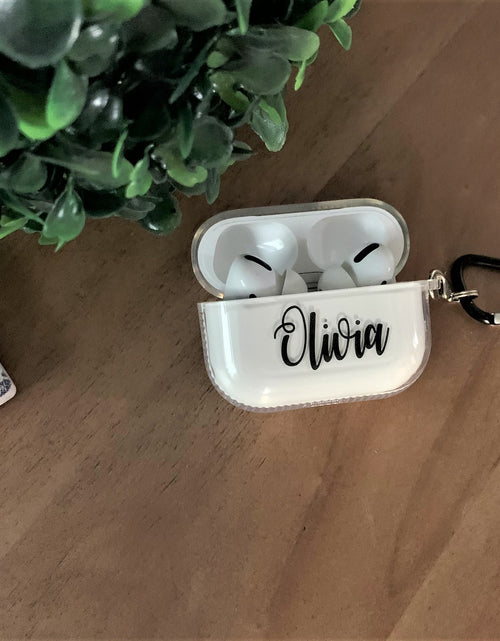 Load image into Gallery viewer, Personalized Transparent Airpods Pro Case
