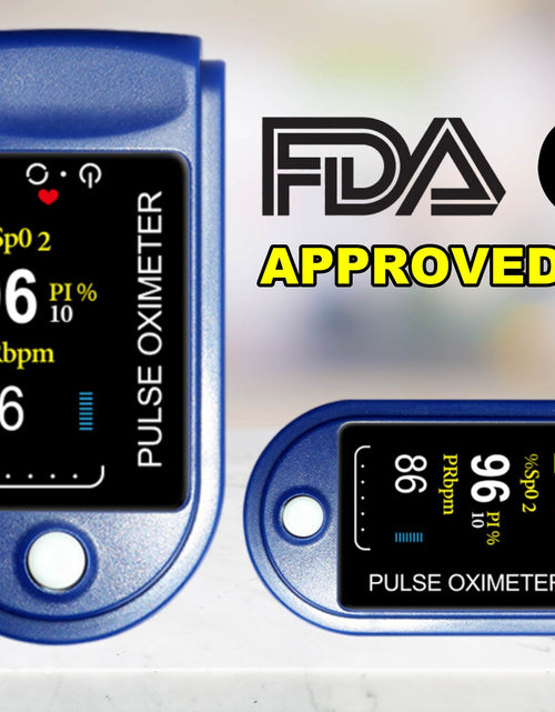 Load image into Gallery viewer, Pulse Fingertip Oximeter Blood Oxygen SpO2 Monitor Battery Included
