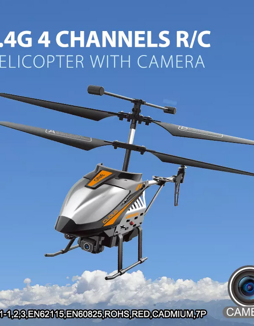 Load image into Gallery viewer, 2.4G 4CH Sky Max RC Flying Helicopter with Camera and Lights
