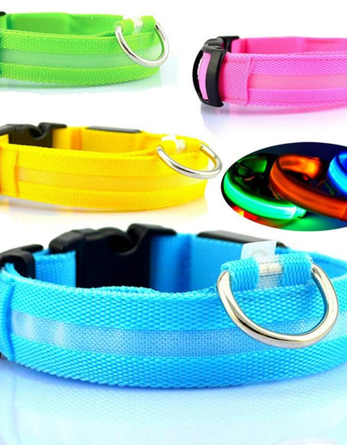 Load image into Gallery viewer, BEST SELLER USB RECHARGEABLE LED PET COLLAR
