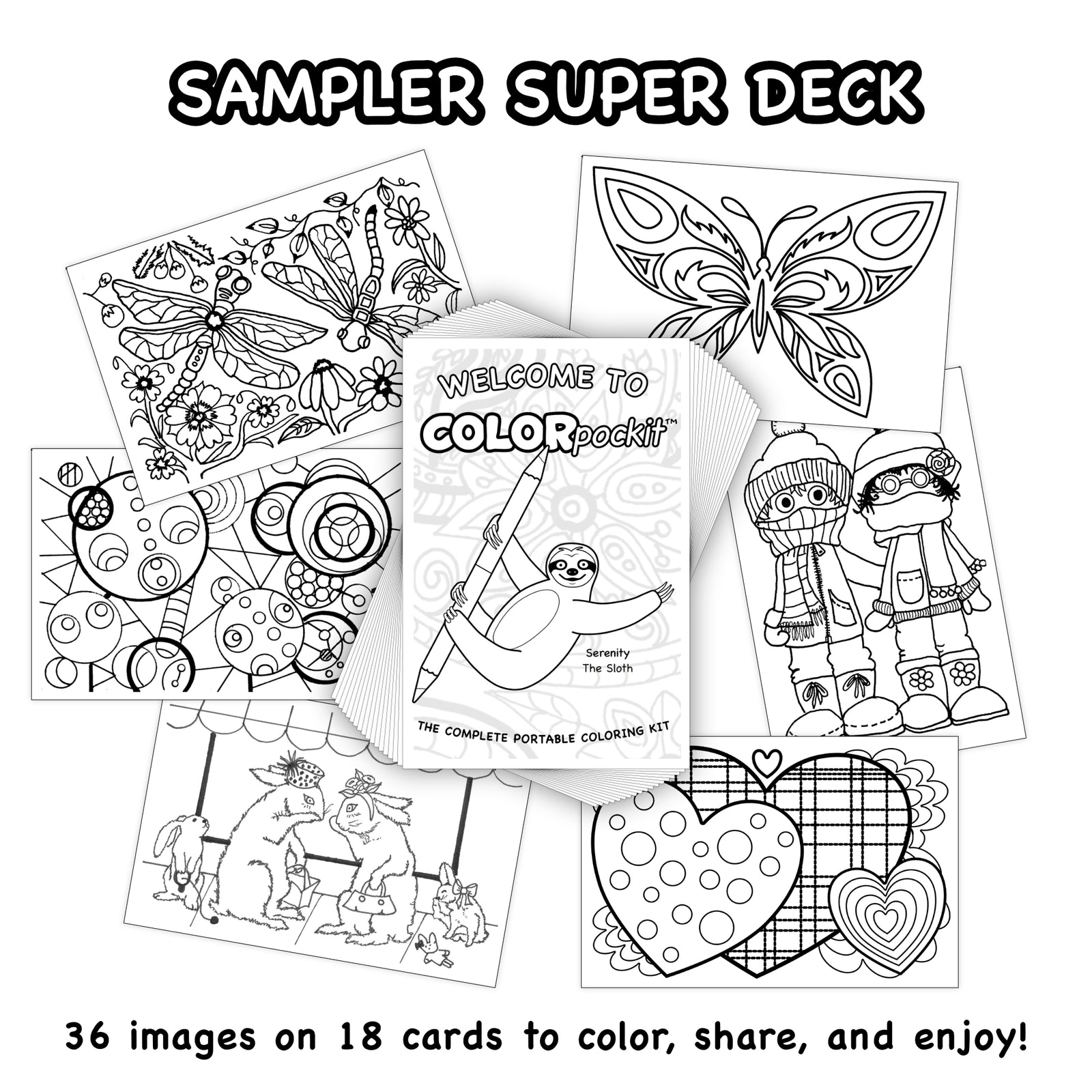 COLORpockit Complete Portable Coloring Kit