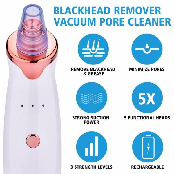 Electric Skin blackhead Vacuum Facial Blackhead Remover