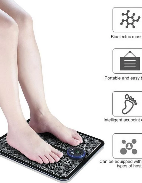 Load image into Gallery viewer, Electric EMS Foot Massager Pad Foot Muscle Stimulator Leg Massage
