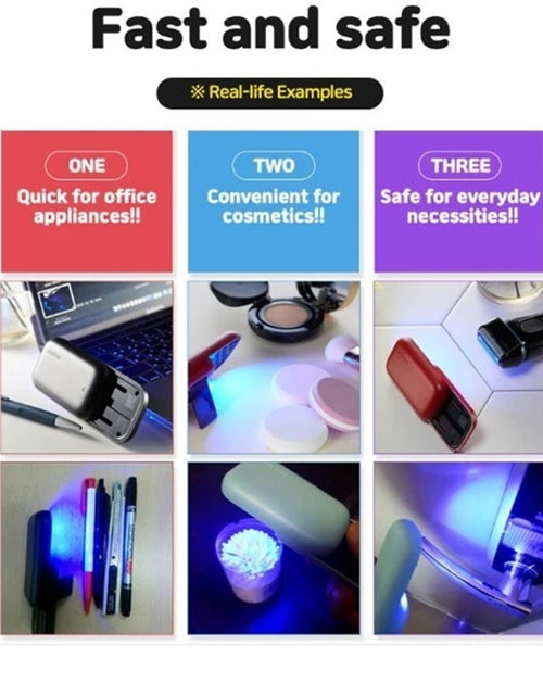 Load image into Gallery viewer, Handheld Portable UV Light Sanitizer
