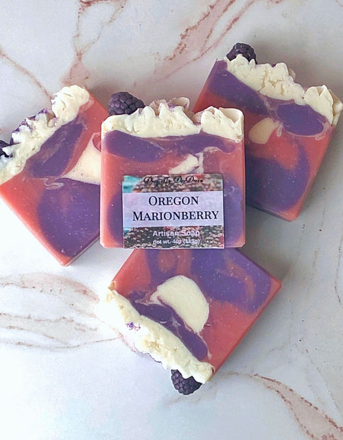 Load image into Gallery viewer, Oregon Marionberry Artisan Soap
