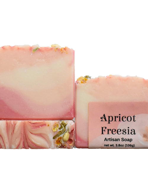 Load image into Gallery viewer, Apricot Freesia Artisan Soap
