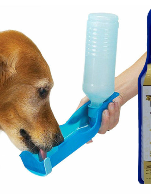 Load image into Gallery viewer, Portable Pet Travel Water Bowl Bottle Feeder Drinking Fountain
