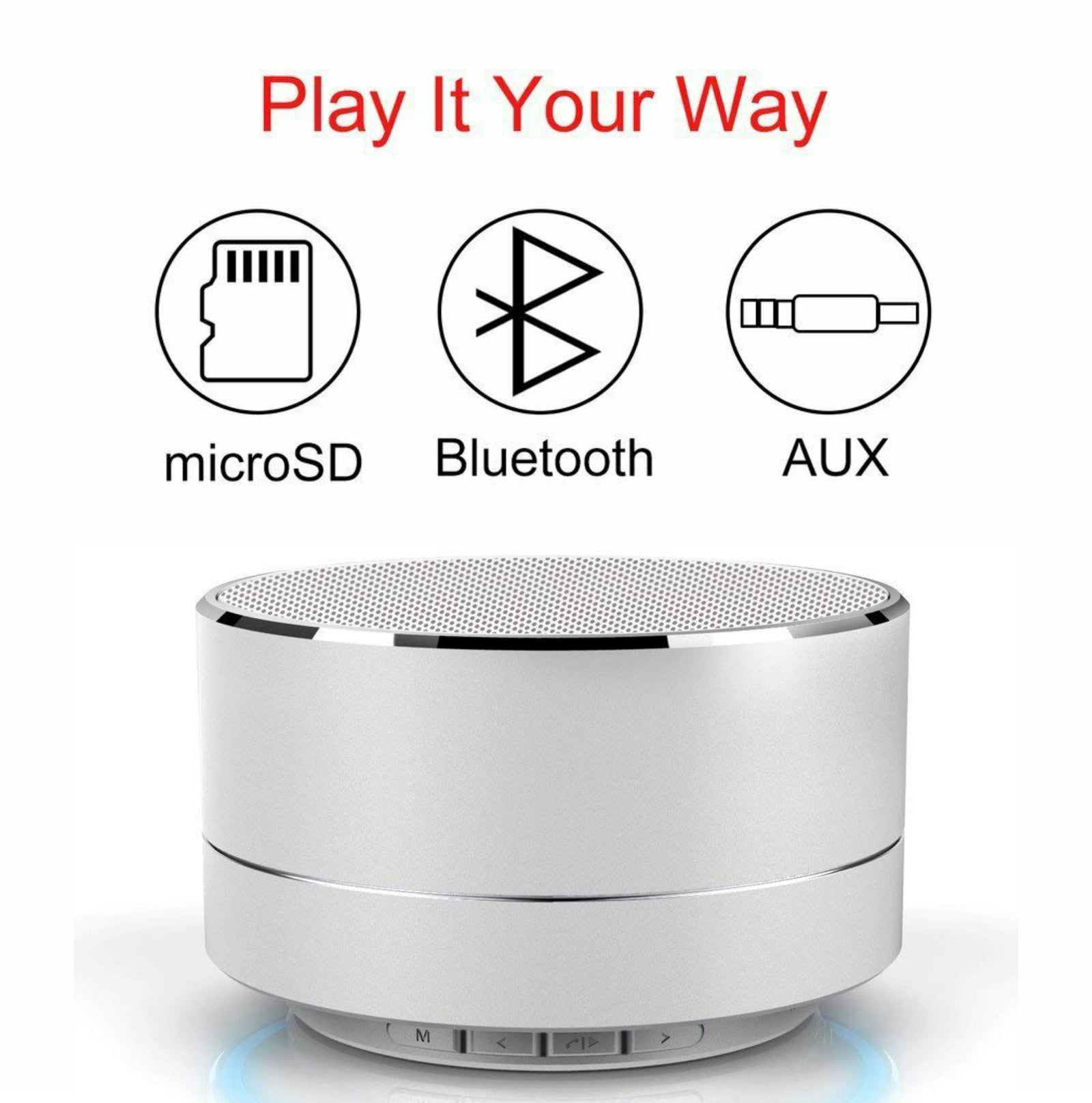 Mini Portable Bluetooth Stereo Speaker with USB/SD Card Support