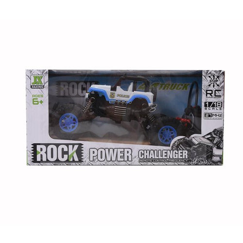 Load image into Gallery viewer, 27MHZ 4CH Remote Control Police Crawler With Lights 1/18 Scale
