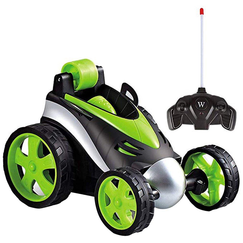 Wireless Remote Control Jumping Flip Wheels Toy Car