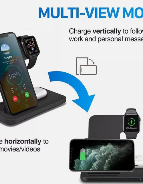 Load image into Gallery viewer, Ninja Dragons 3 in1 Wireless Foldable Charging Station
