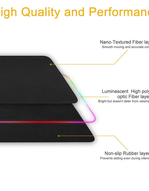 Load image into Gallery viewer, Ninja Dragons RGB Gaming 1 Touch Light Up Mouse Pad - Large Size
