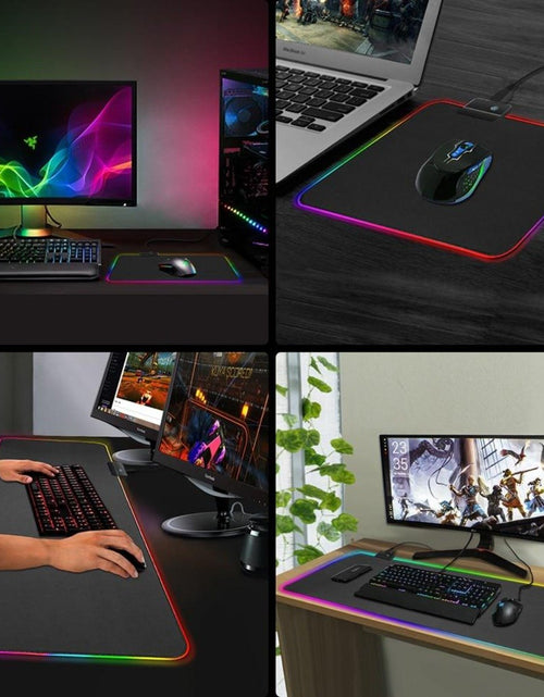 Load image into Gallery viewer, Ninja Dragons RGB Gaming 1 Touch Light Up Mouse Pad - Large Size
