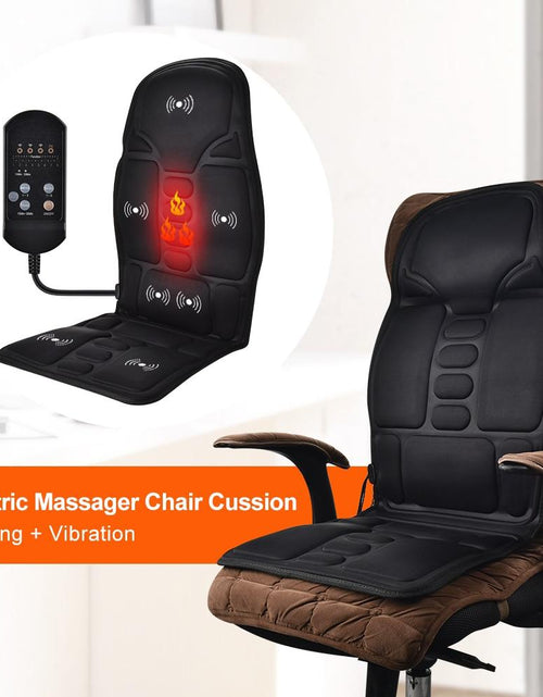 Load image into Gallery viewer, Portable Vibrating Heat Therapy Massage Cushion Mattress
