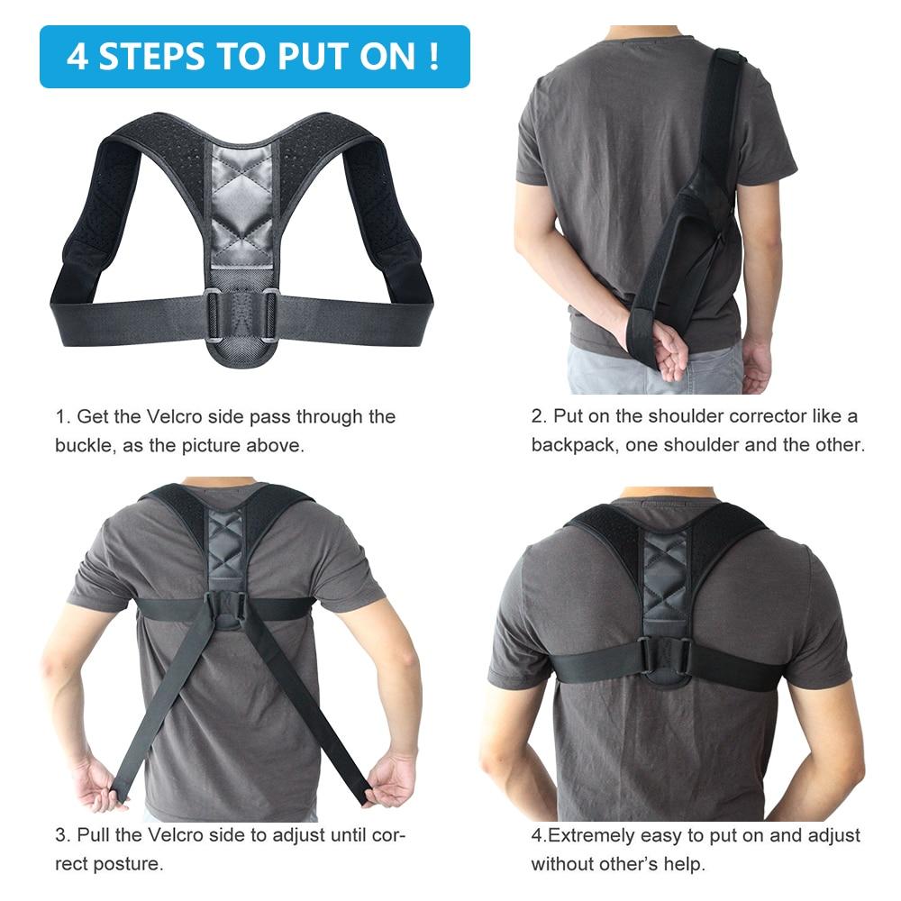 Unisex Adjustable Back Posture Corrector