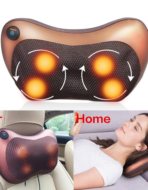 Load image into Gallery viewer, Portable 4 heads Massage Pillow
