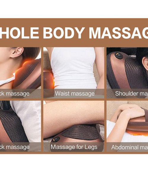 Load image into Gallery viewer, Portable 4 heads Massage Pillow
